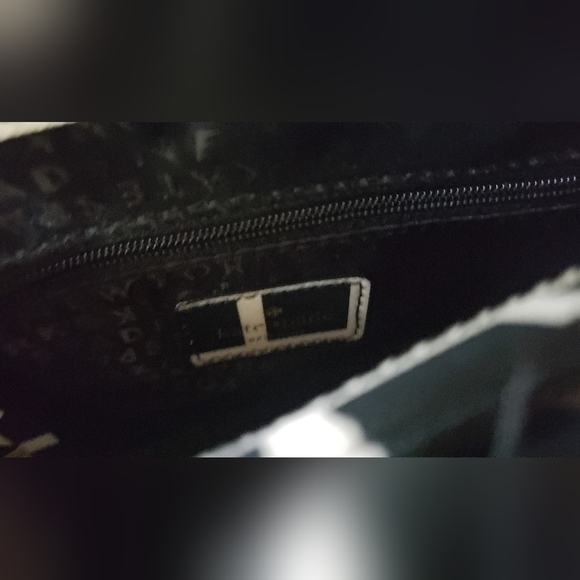 Kate Spade Laurel Way Carsen Printed Check Crossbody Bag Black Multi - Picture 4 of 6